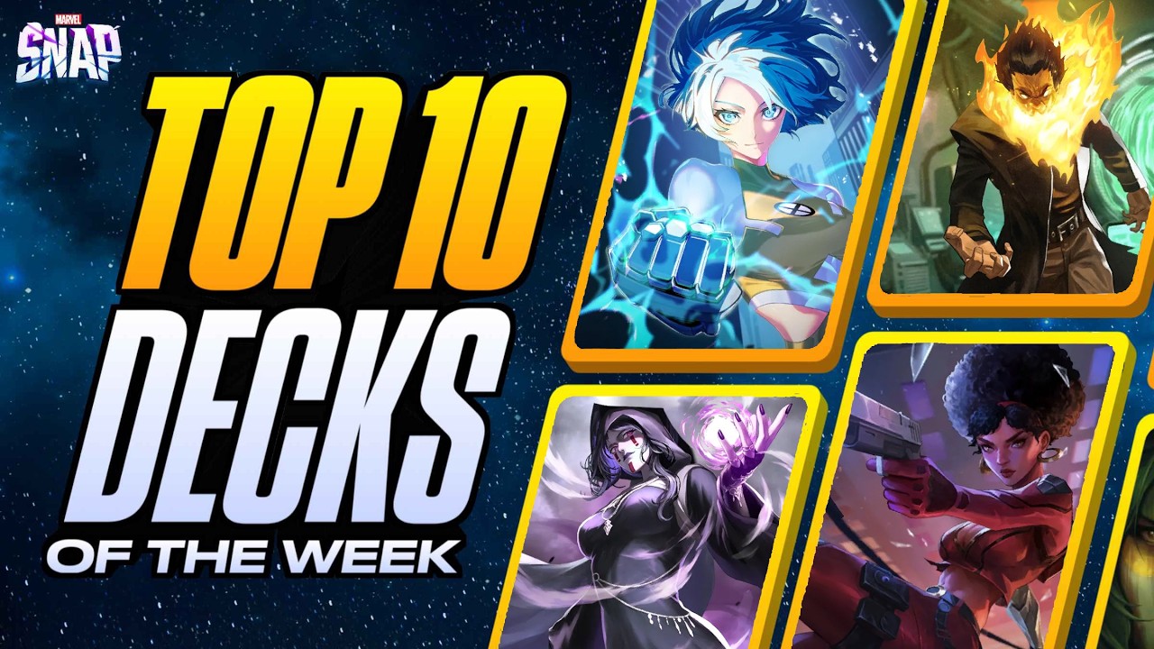 TOP 10 BEST DECKS IN MARVEL SNAP | Weekly Marvel Snap Meta Report #172