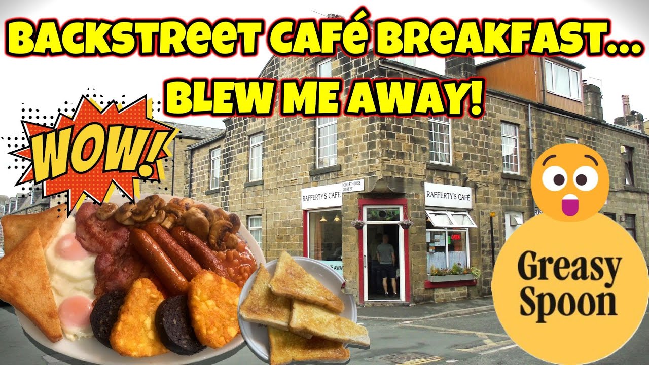 Backstreet Café Breakfast... Blew Me Away! 😲🤯 - Rafferty's Café - Breakfast Review - Greasy Spoon