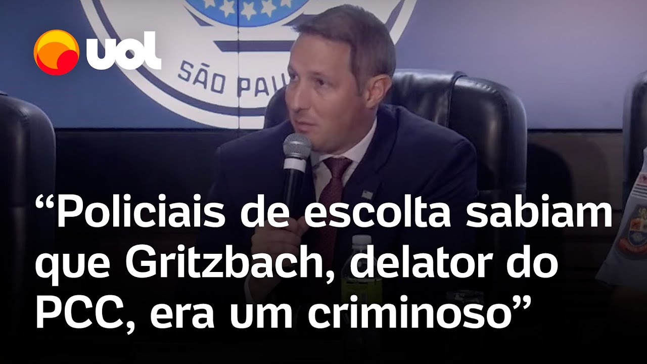 Caso Gritzbach: Derrite afirma que policiais de escolta sabiam que delator do PCC era criminoso