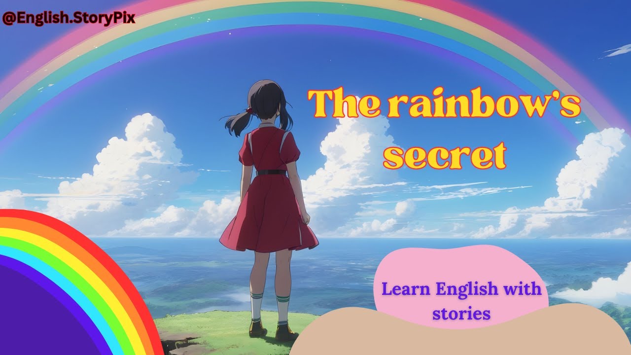 The Rainbow's Secret: An instructive story for English Learning| for Beginners! | informative story