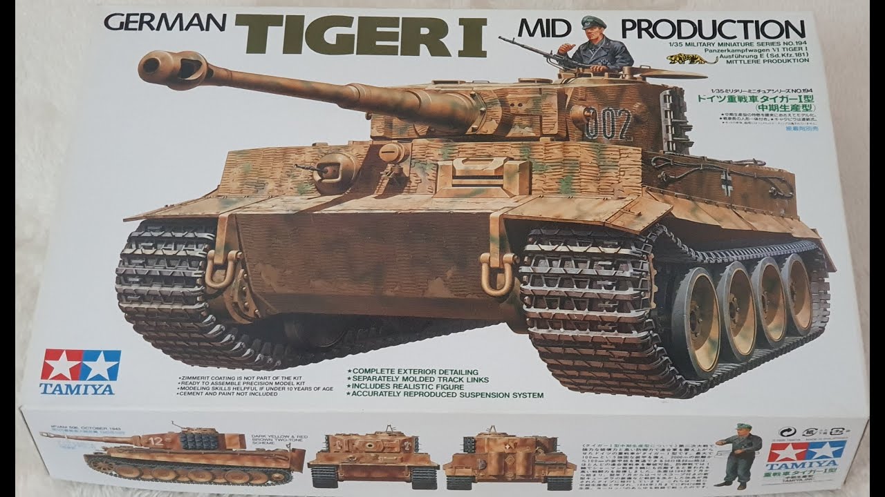 Tamiya 1/35 German TIGER I Mid Production. Tank hull assembly/Сборка корпуса.
