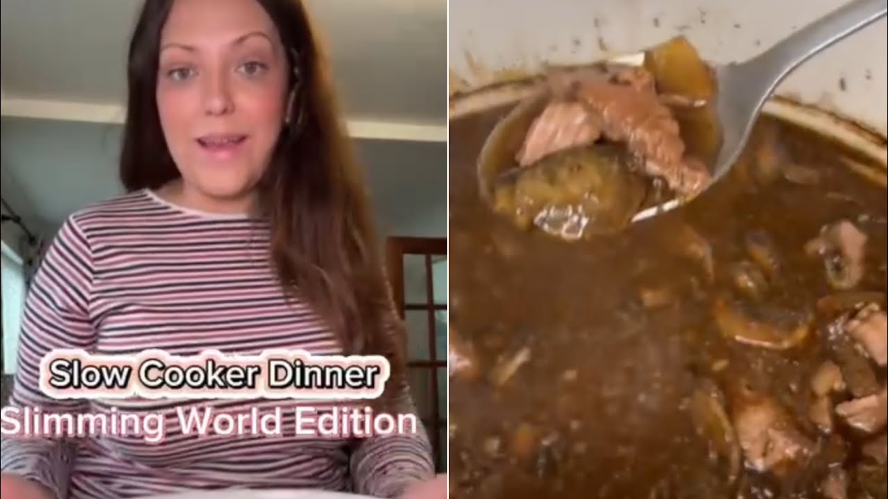 Make a slow cooker beef casserole with me / Slimming world edition