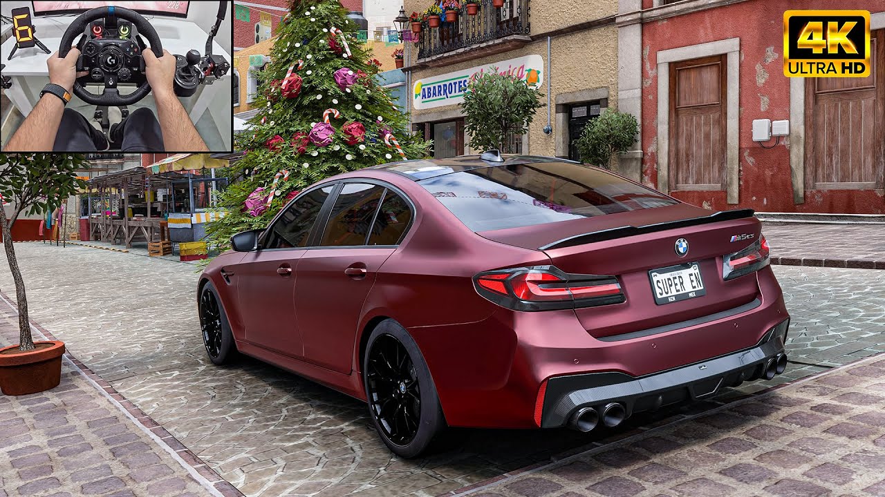 BMW M5 CS - Forza Horizon 5 | Logitech G923 Steering Wheel