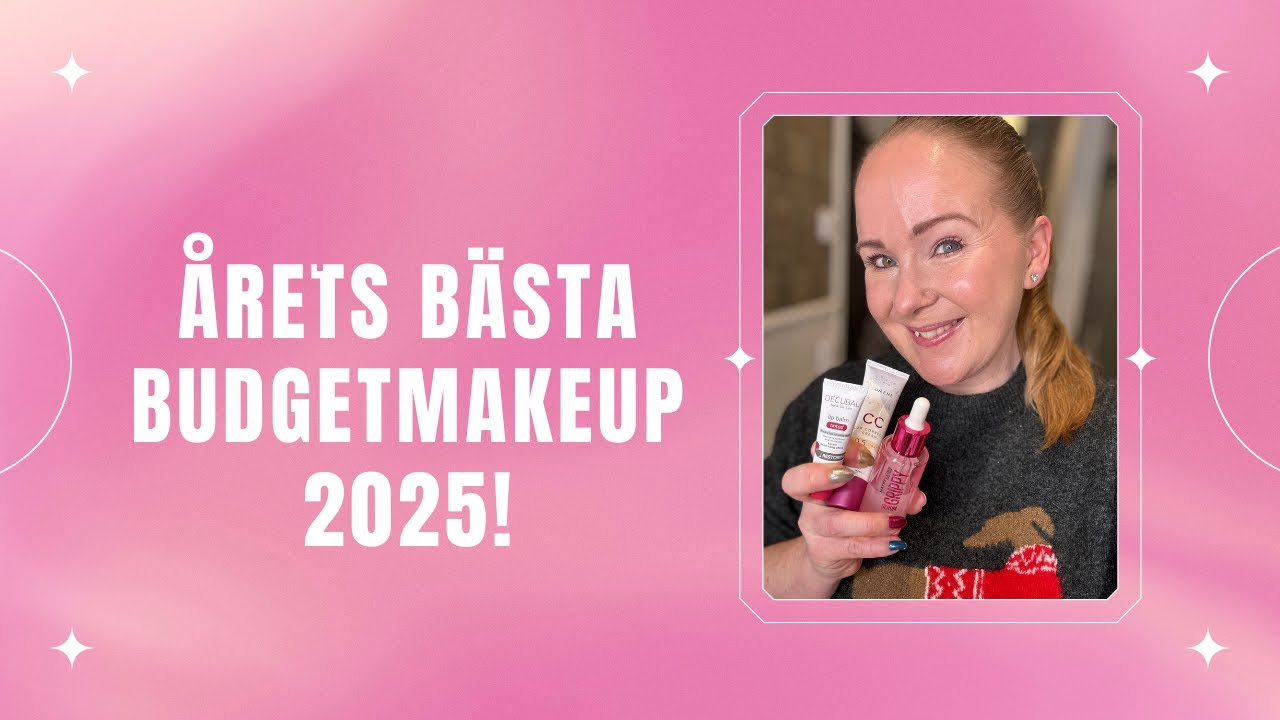 Årets bästa budgetmakeup 2025! Bla Lumene, Isadora, Maybelline, Decubal & Make Up Store
