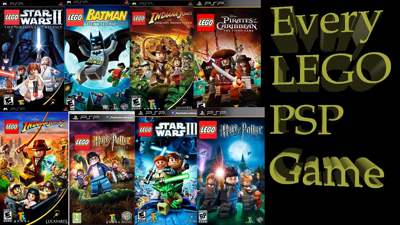 Every LEGO game on the PSP