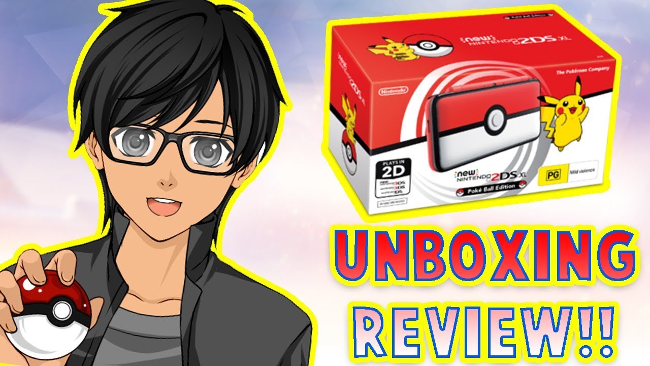New Nintendo 2DS XL Pokeball Limited Edition Unboxing + Review!