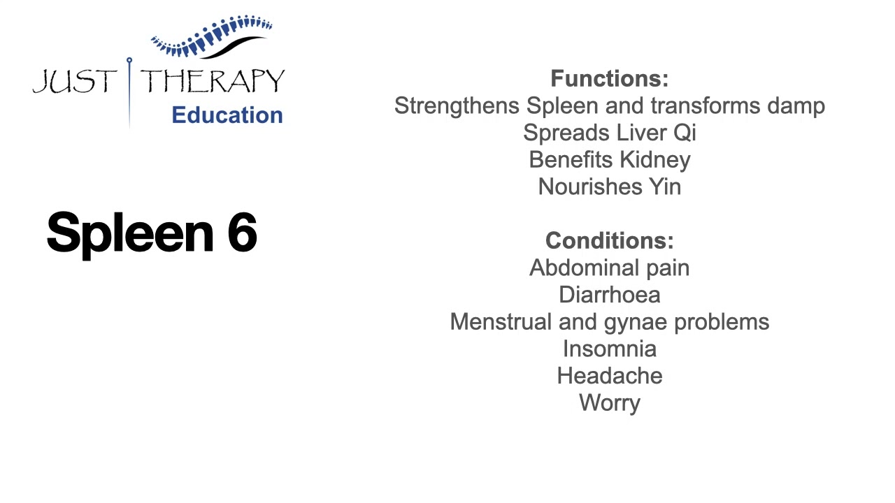 SP6 acupuncture point