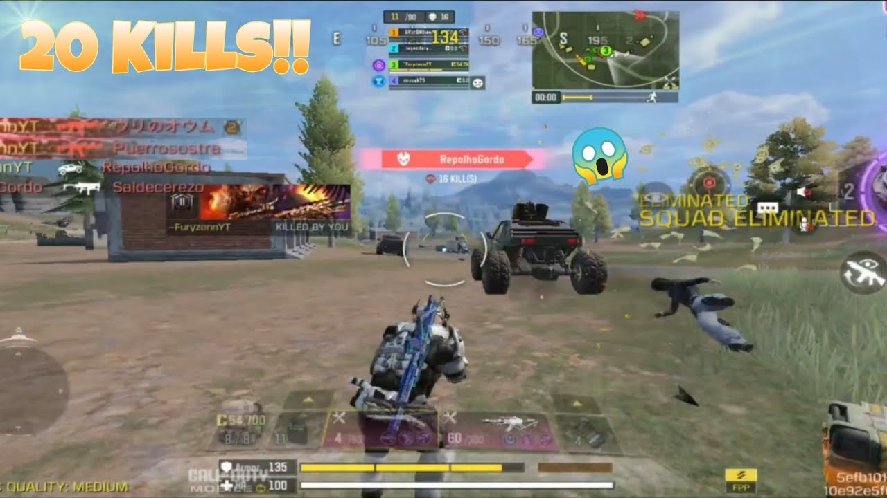 I SOLO WIPED A WHOLE SQUAD 🔫🔥 | 20 KILLS 💀 | CODM RANKED BR