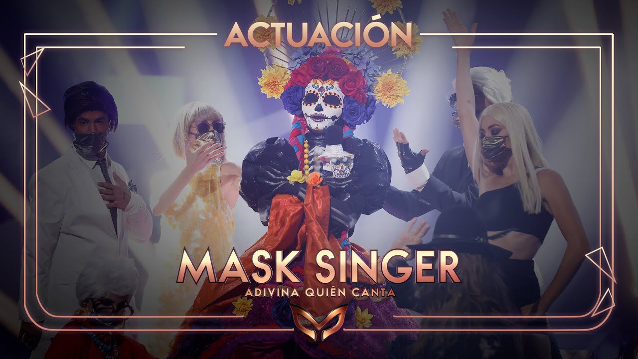 Catrina canta 'Todos me miran' de Gloria Trevi | Mask Singer: Adivina quién canta