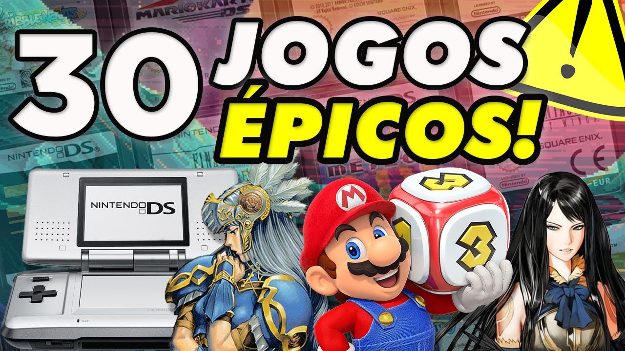 30 Jogos Épicos de Nintendo DS! Só Os MELHORES GAMES do NINTENDO DS