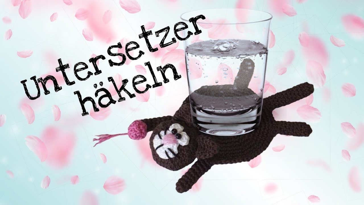 Amigurumi Katzen Untersetzer häkeln🐈😻