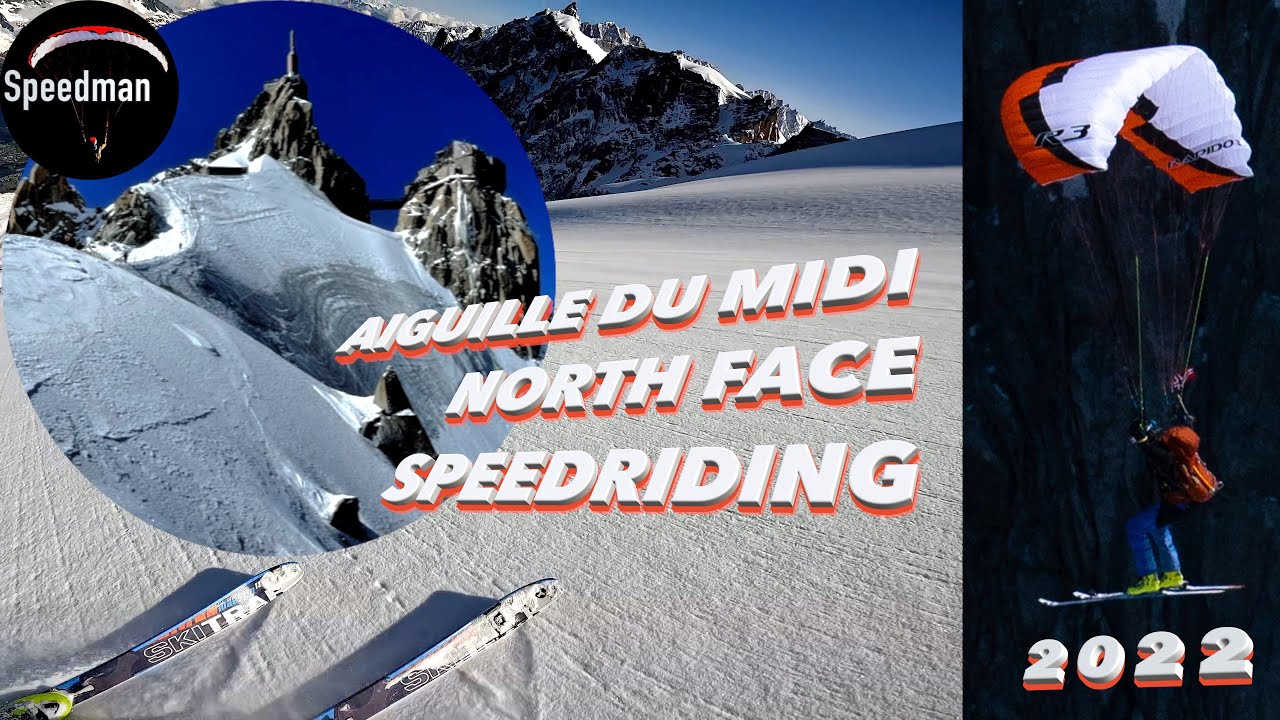 Speedriding Aiguille du Midi - Chamonix 🇫🇷 - 4K