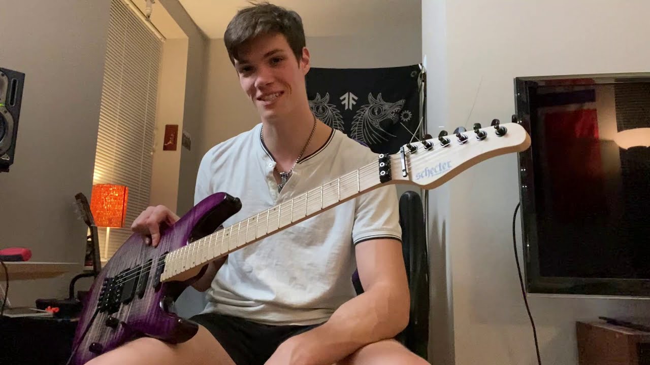Звук щелчка ореха Floyd Rose - Schecter Sun Valley Super Shredder III