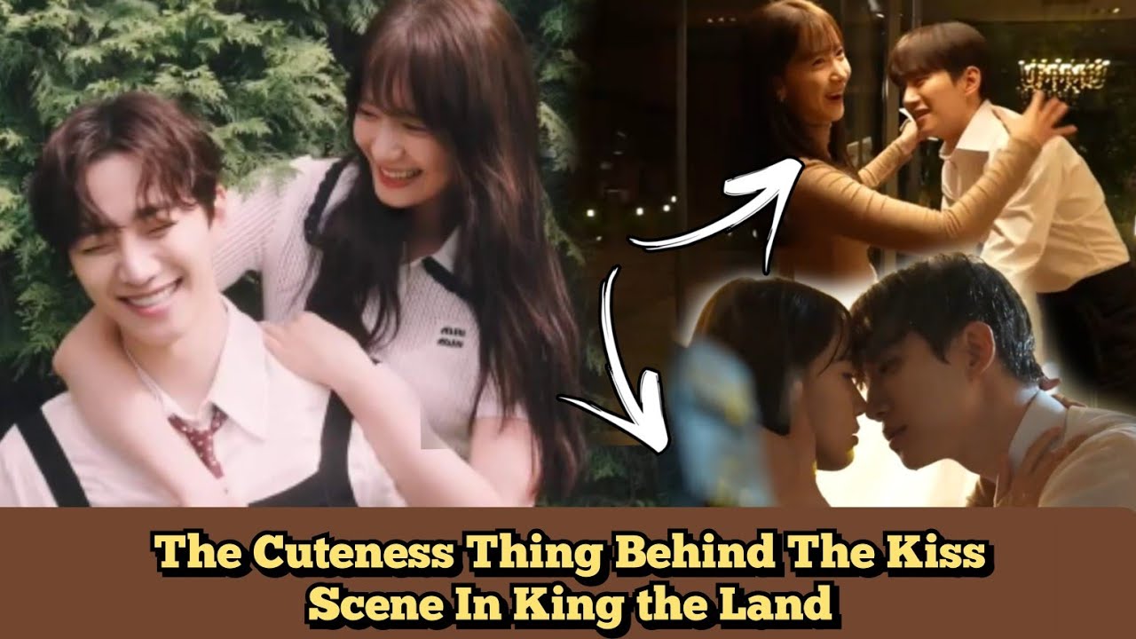 HOW You Guys Can Be This Cute‼️#yoona & #junho Behind The Kiss Scene