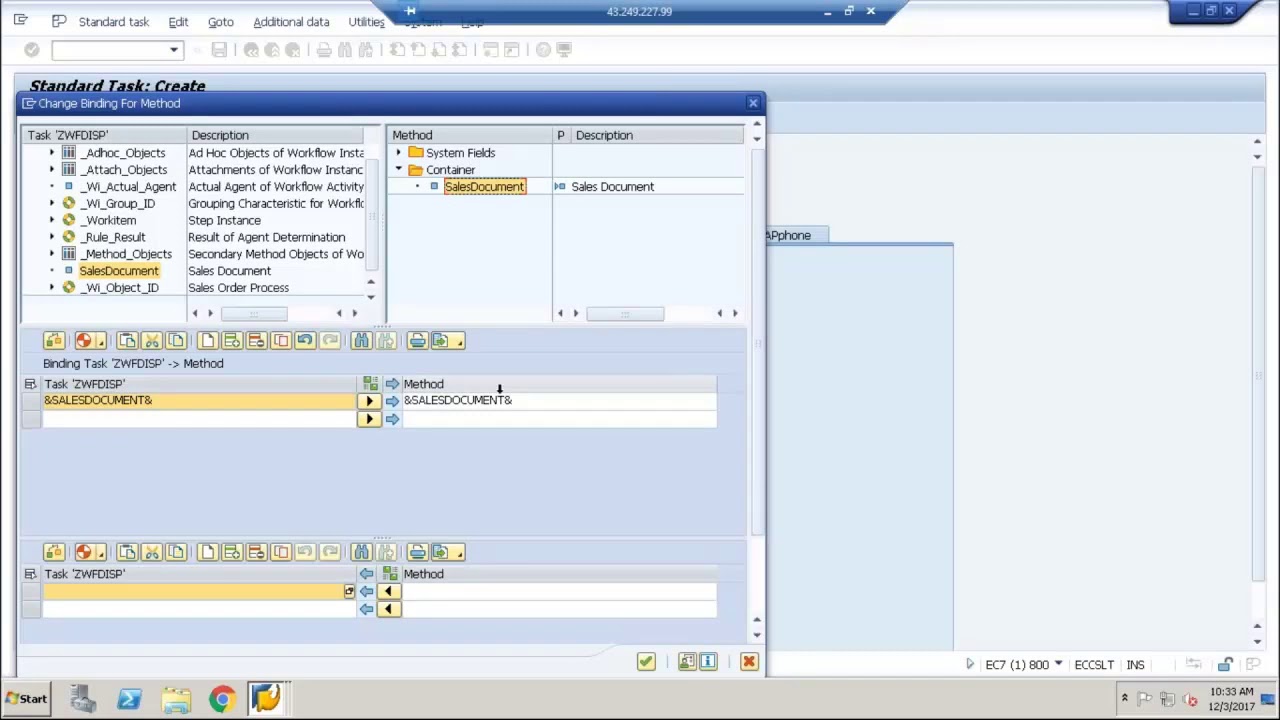 #SAP #workflow Class 2 : Transaction Code PFTC : Workflow Template, Standard Task, Event Linkage