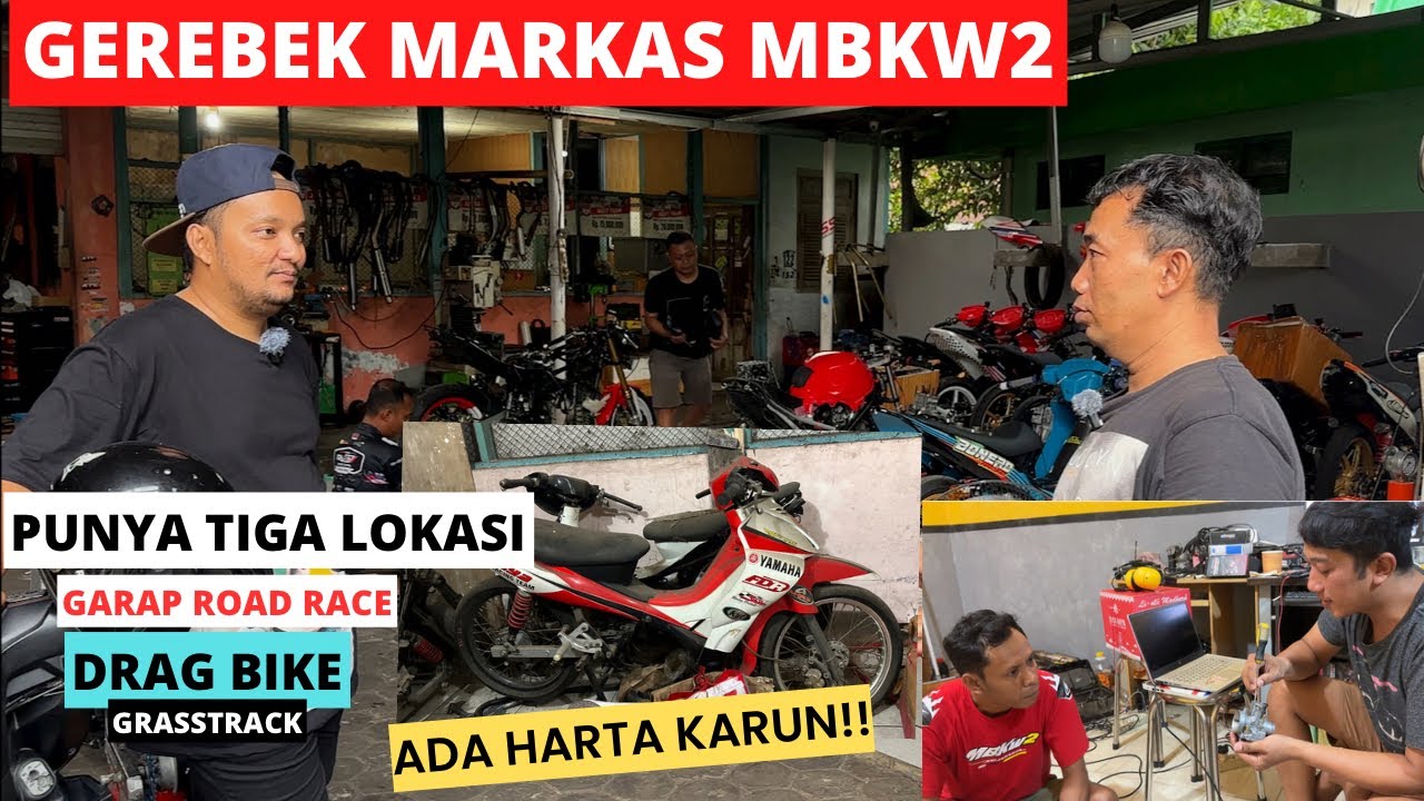 Punya Tiga Tempat!! Gerebek Bengkel Balap MBKW2 Jogja 2024