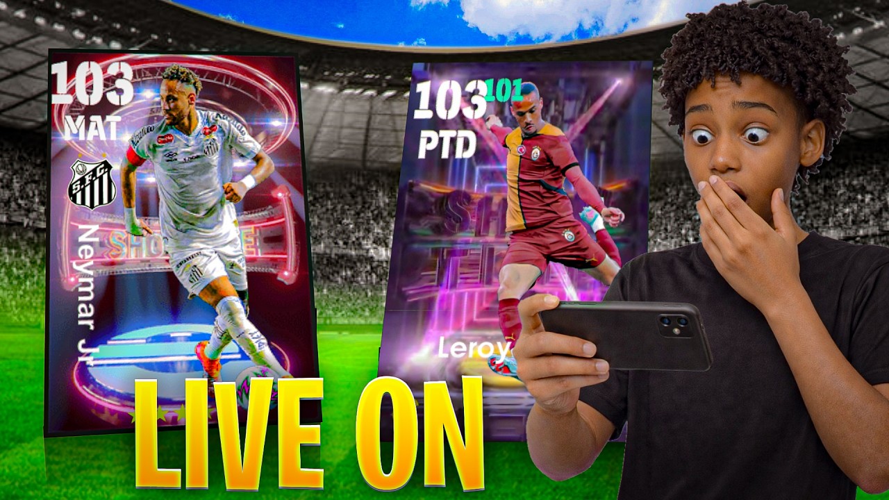 AO VIVO TESTANDO O NEYMAR JR BLITZ CURLER NO EFOTBALL 2026 MOBILE!!