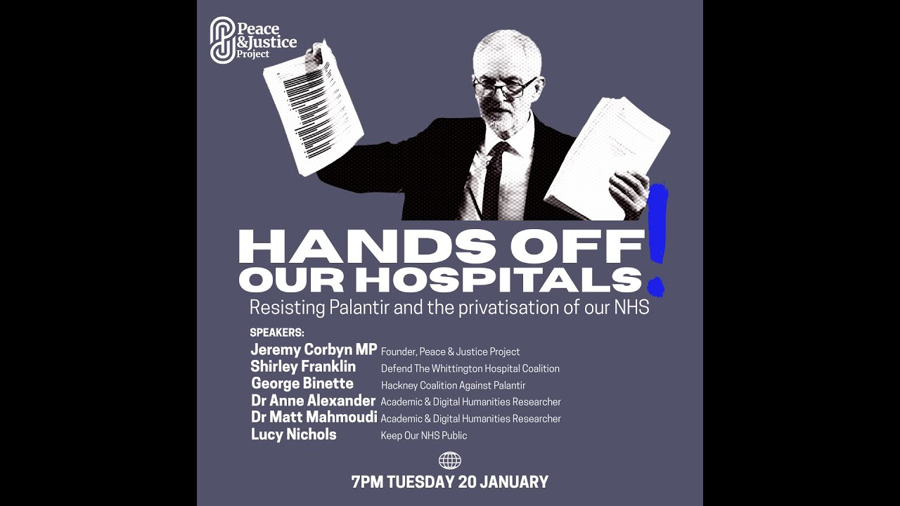 How Palantir proves the dangers of NHS privatisation