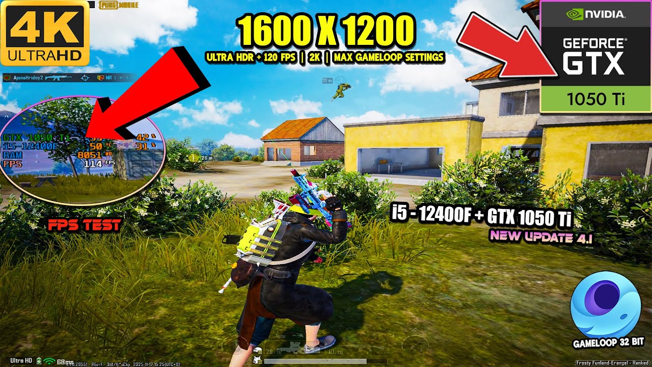 Can GTX 1050 Ti Still Run PUBG Mobile in ULTRA HDR + 120 FPS in 2025? - Surprising Result!