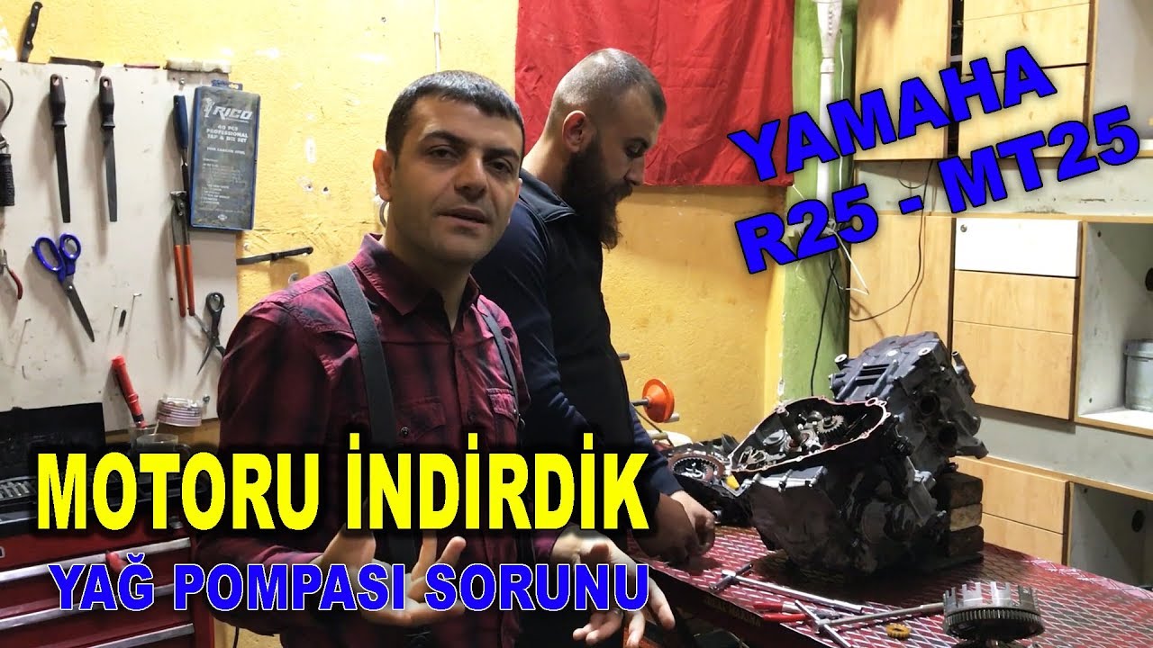 Yamaha R25 Motorunu İndirdik | Yağ Pompası Değişmezse Ne olur?