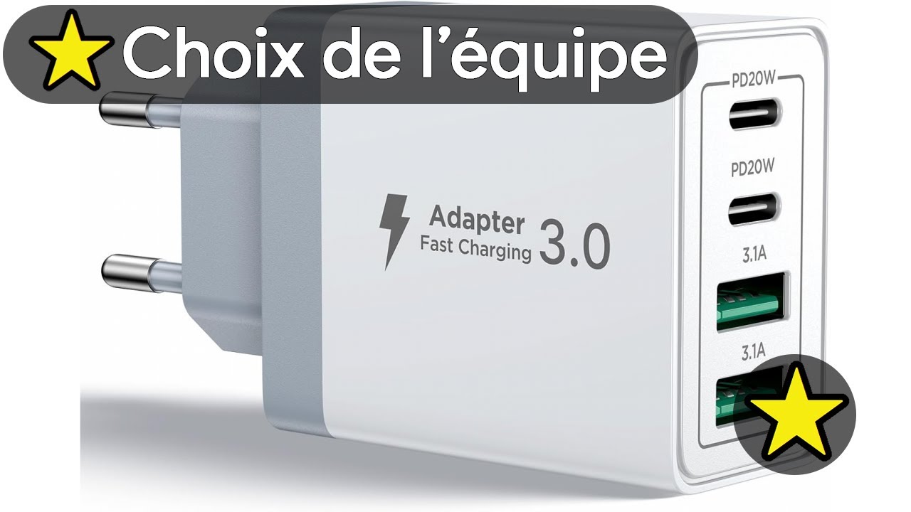 🏆 TOP 3 MEILLEUR CHARGEUR DE TELEPHONE 2025 ⚡