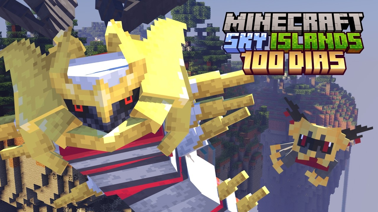 SOBREVIVÍ 100 DÍAS en ISLAS FLOTANTES con POKÉMON en MINECRAFT COBBLEMON