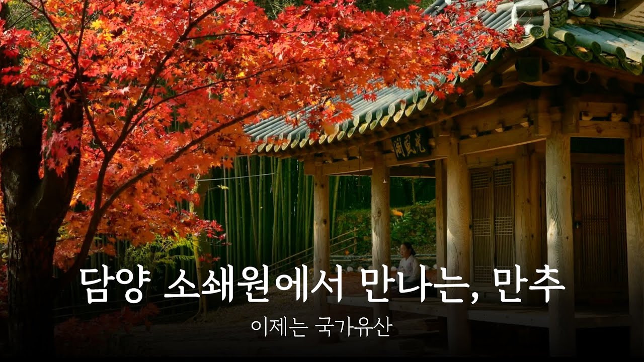 명승 담양 소쇄원의 만추🍁[이제는 국가유산]