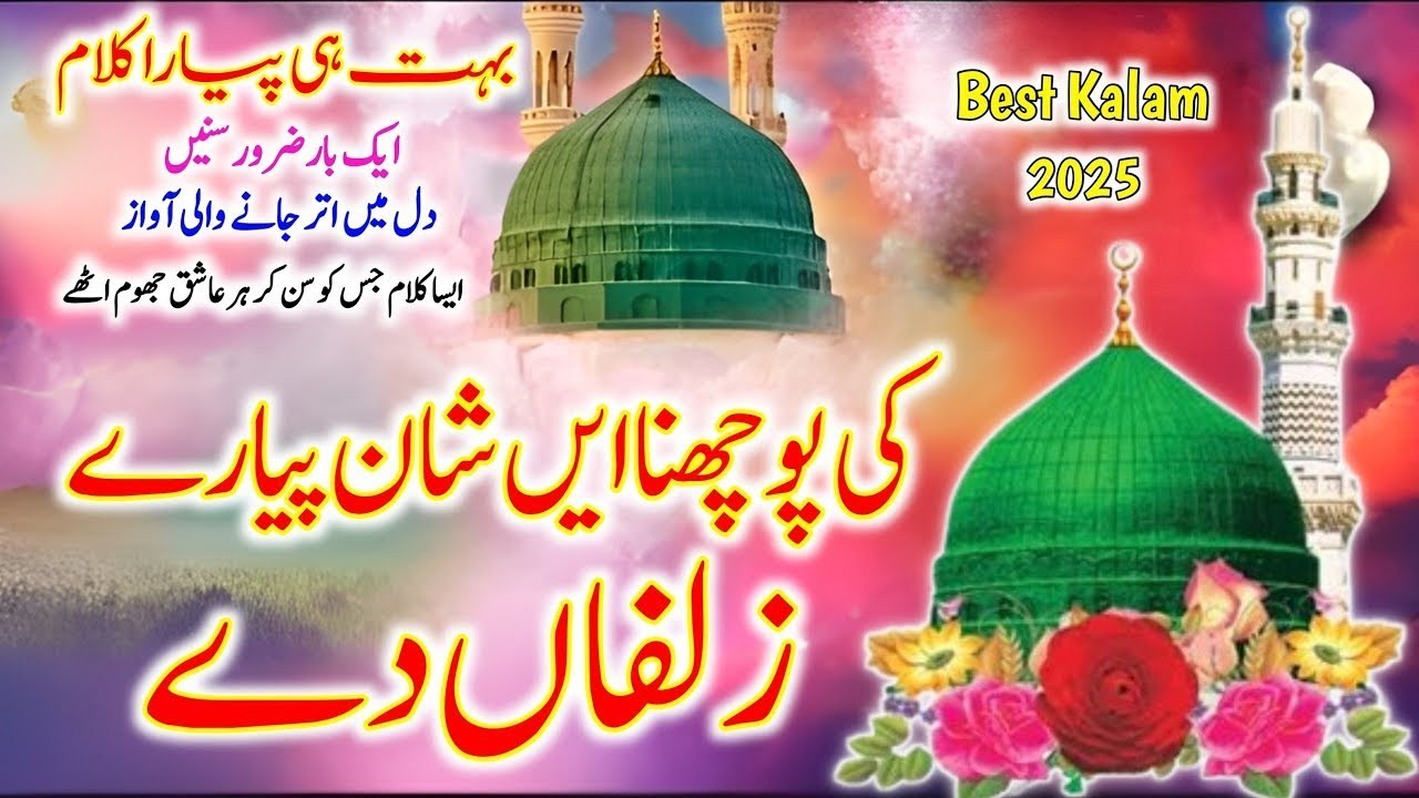 Ki Puchna Hai Shan Pyare Zulfan De | New Heart Touching Naat | Hafiz Khalid Noor Hamdmi