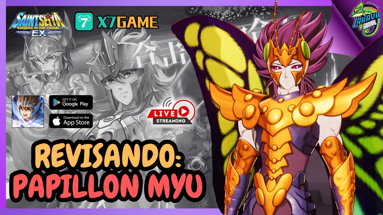 ⭕️En Vivo⭕️Revisando MYU de PAPILLON - Nuevo Personaje META ? Saint Seiya EX X7Game