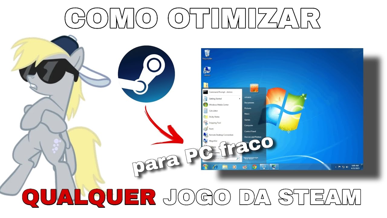 como fazer QUALQUER jogo da steam rodar no seu pc mesmo que ele seja um cocô