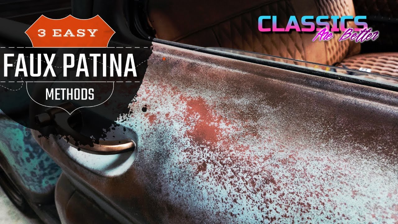 3 Easy DIY How To Faux Patina Methods | Painting the C10