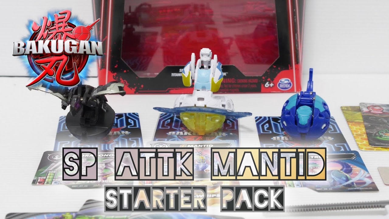 SPECIAL ATTACK MANTID STARTER PACK | Bakugan G3 | BAKUGAN UNBOX