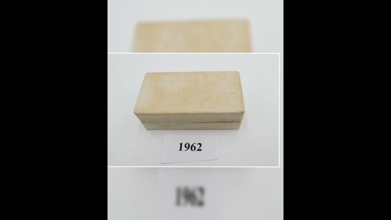 altes / antikes Ringetui Doppeletui Etui Box Aufbewahrung Schatulle