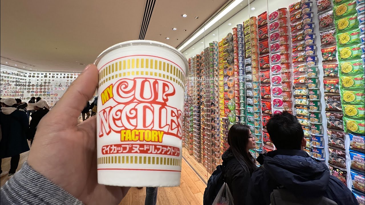 Cup noodles factory in Yokohama Japan 🐷🍜