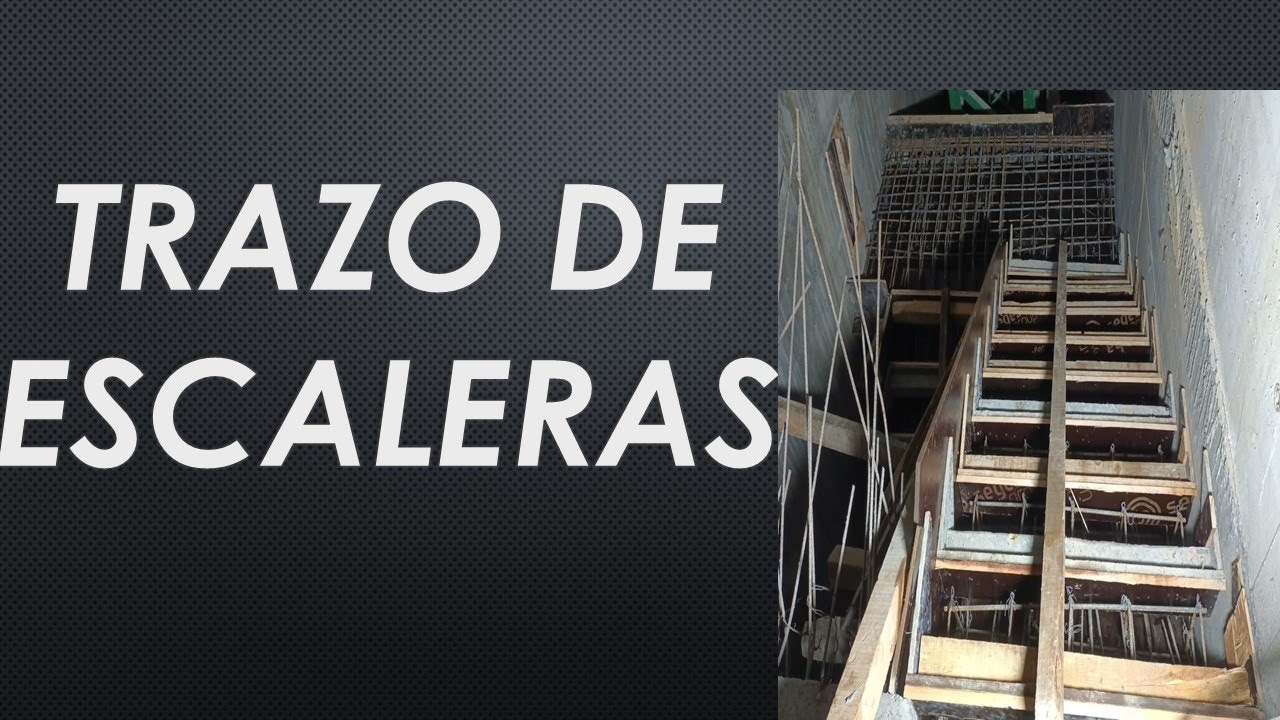 2 MANERAS DE TRAZAR UNA ESCALERA