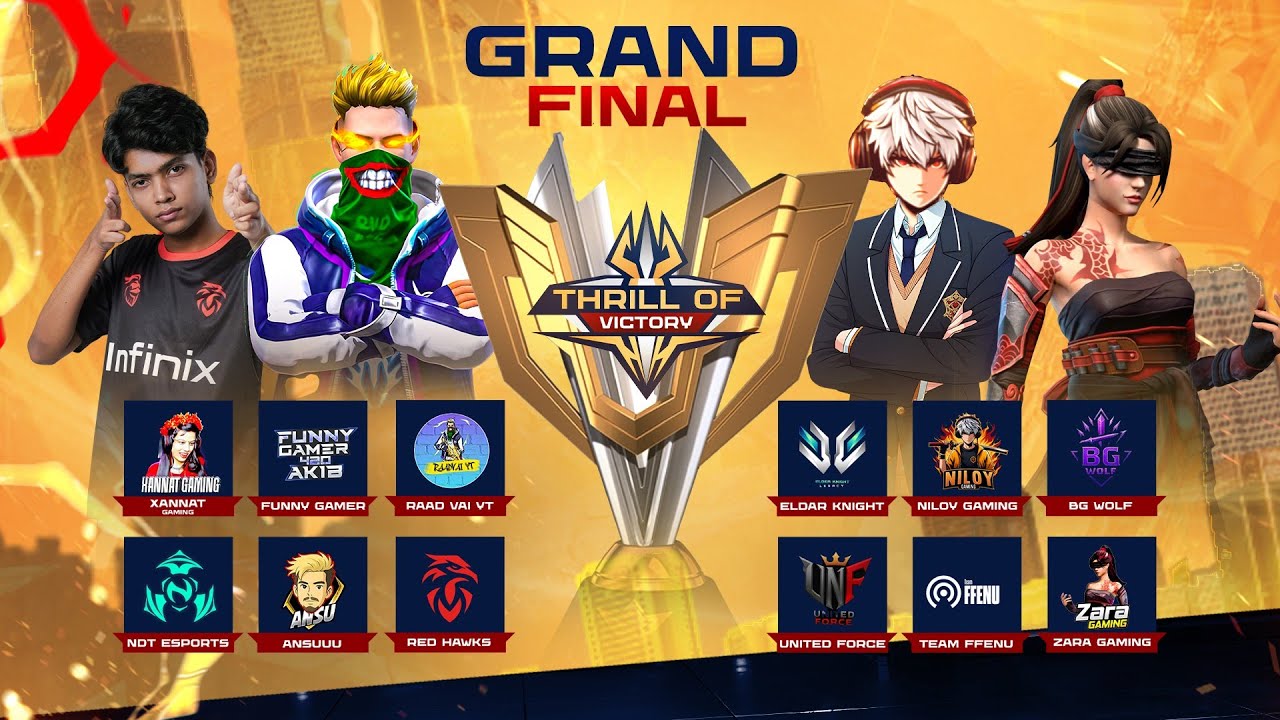 [🔴LIVE] TRILL OF VICTORY | GRAND FINAL | FREE FIRE @raadvaiyt829 @RedHawksOfficials @ZaraGamiing 