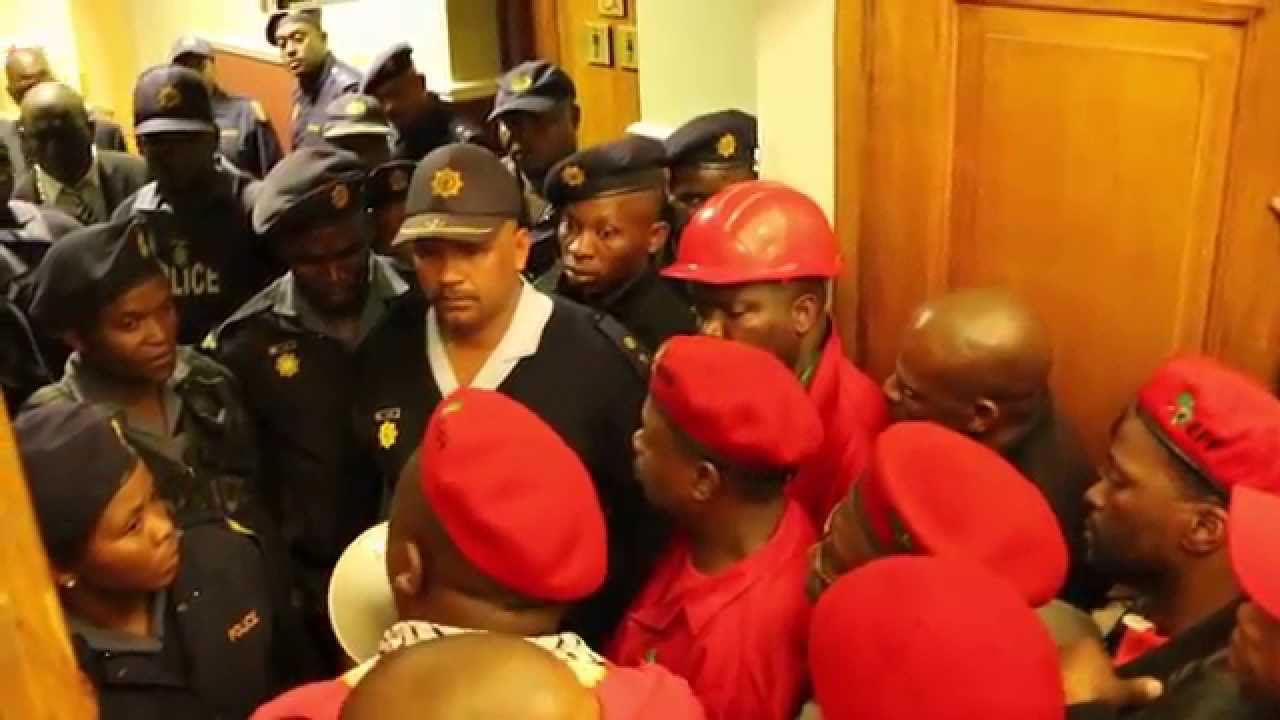 Julius Malema forcefully removed from Gauteng legislature