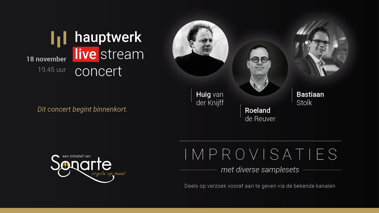 HAUPTWERK LIVE stream concert