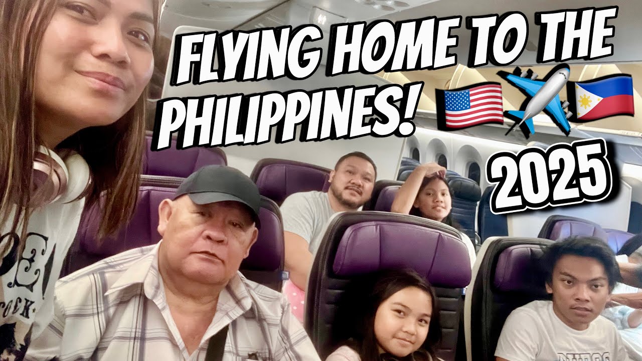 Flying Home to the Philippines 2025! 🇺🇸✈️🇵🇭 I PinoyFam in America