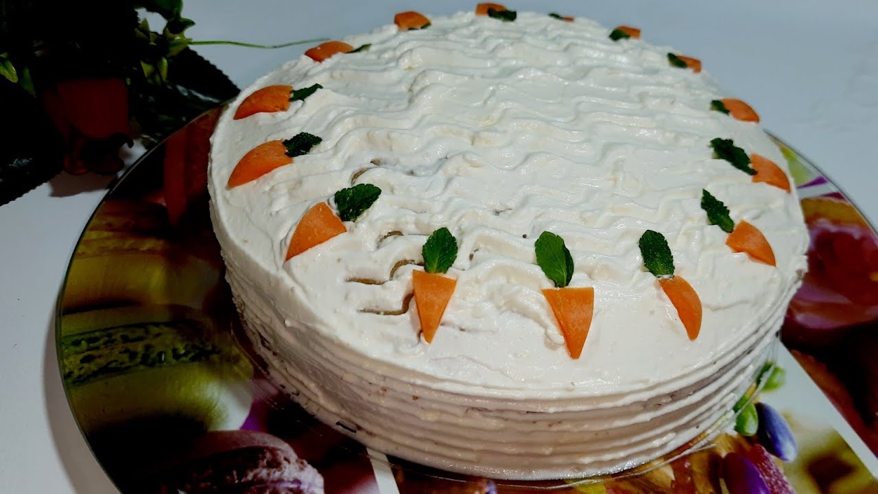 📢 كيكة الجزر بدون غلوتين❗️ من ألذ الكيكات التي عليكم تجربتها خفيف و طري  Carrot Cake Gluten free🥕🍰