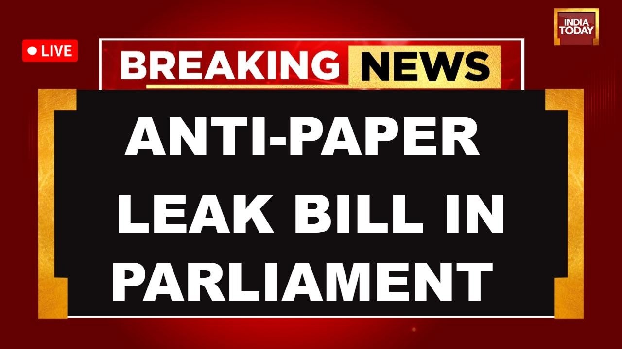 LIVE: Anti-Paper Leak Bill In Parliament | NEET Protest Ends | Big Push For Exam Reforms | Watch