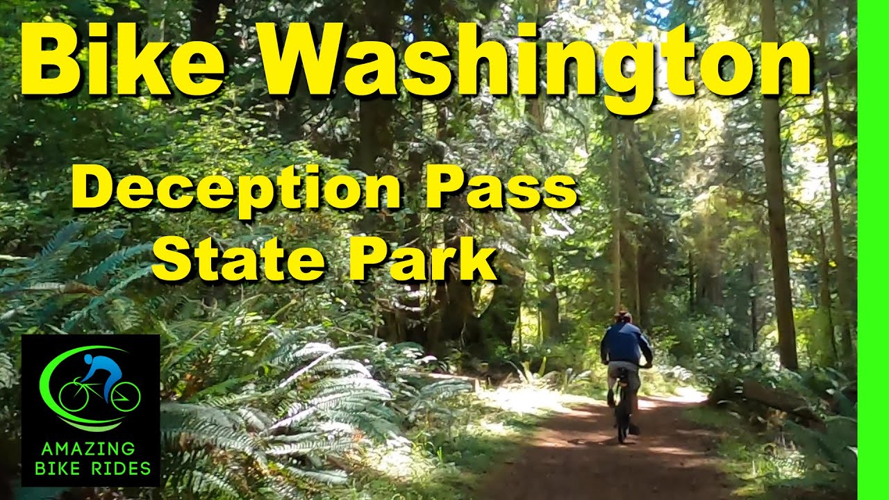 15 Minute Virtual Bike Ride | Deception Pass State Park | Washington | Travel Video