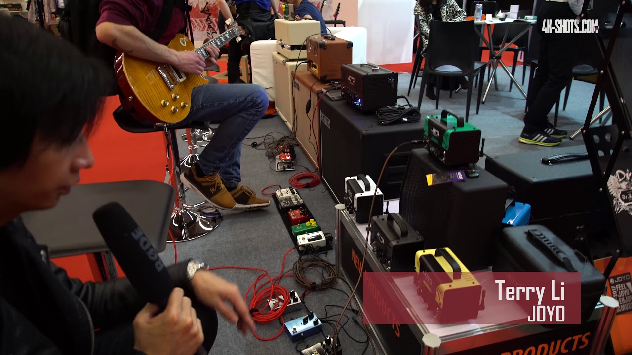 JOYO Musikmesse 2018: BantCab Cabinet Celestion Eight, Power Supply 5 JP-05 & Wireless Audio JW-02