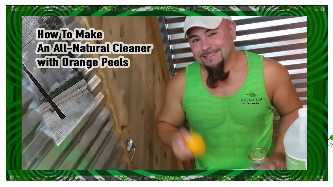How to Make Your Own All Natural Orange Cleaner
