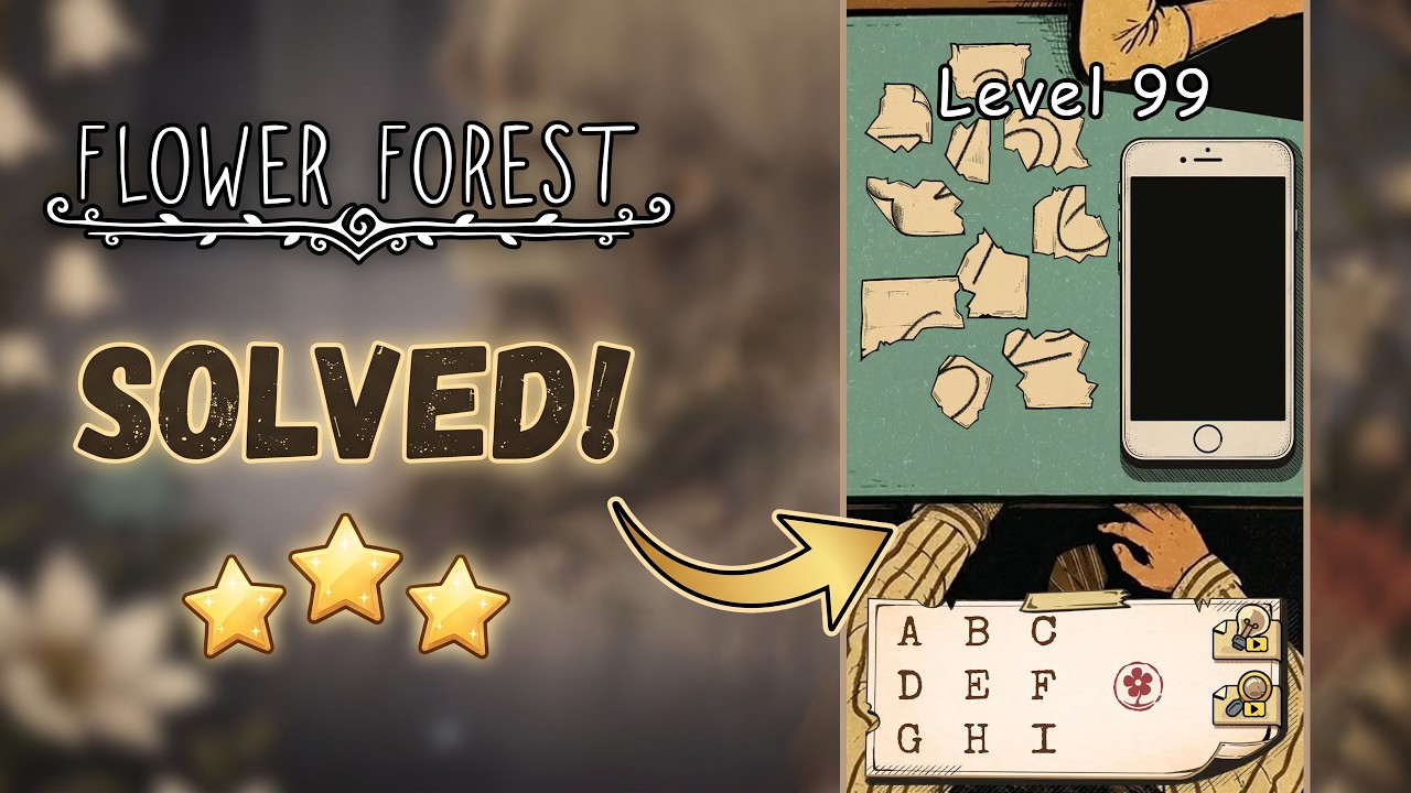🌸 Flower Forest - Word Puzzle | Level 99 Walkthrough & Solution [iOS/Android] 🧠