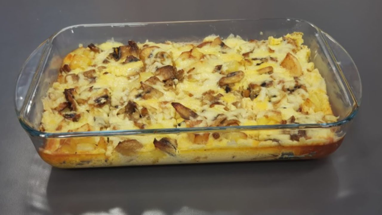 Patate me kërpudha dhe vezë nga zonja Vjollca
