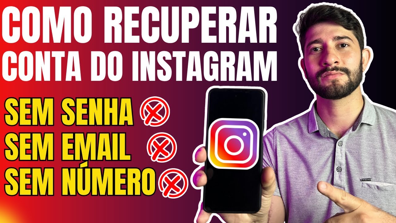 Como RECUPERAR sua Conta do Instagram (ATUALIZADO)