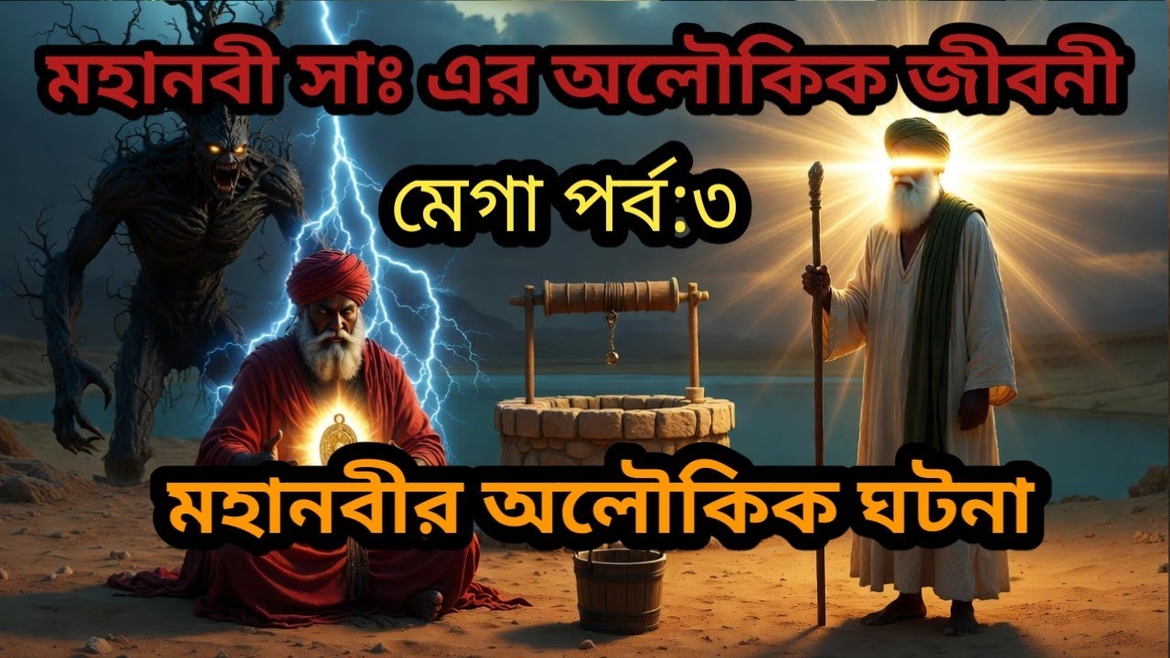 মহানবী (সাঃ) এর   অলৌকিক ঘটনা সমূহ । মহানবীর অলৌকিক জীবনী মেগা পর্ব :৩ মহানবীর অলৌকিক জীবনী