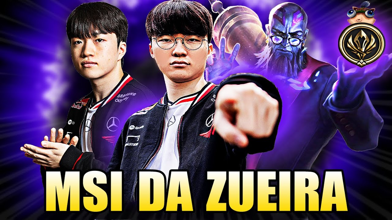 FAKER ACABOU com a COMPETITIVIDADE do League of Legends - MSI DA ZUEIRA