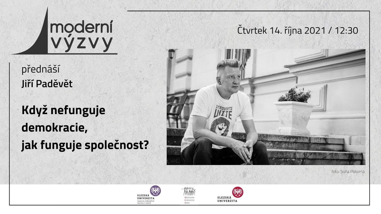 Jiří Padevět - Když nefunguje demokracie, jak funguje společnost? (stream debaty)